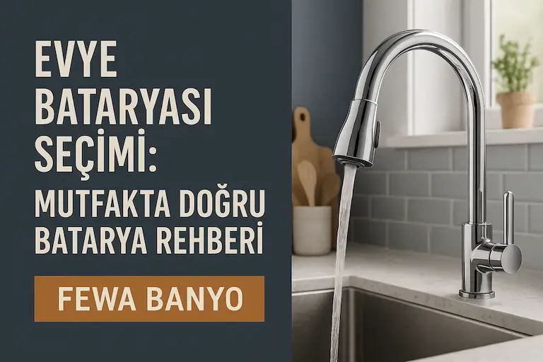 Evye Bataryası Seçimi: Mutfakta Doğru Batarya Rehberi | Fewa Banyo