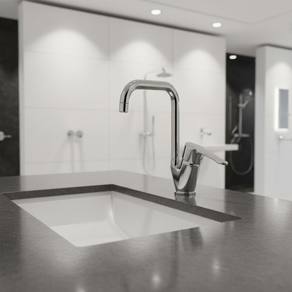 Penta Opus L Yüksek Lavabo Bataryası P318 – Lavabo Bataryası