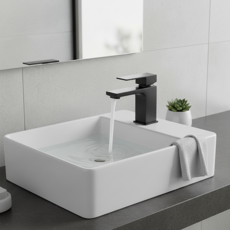 Penta  Loya Black Lavabo Bataryası 4471 – Lavabo Bataryası