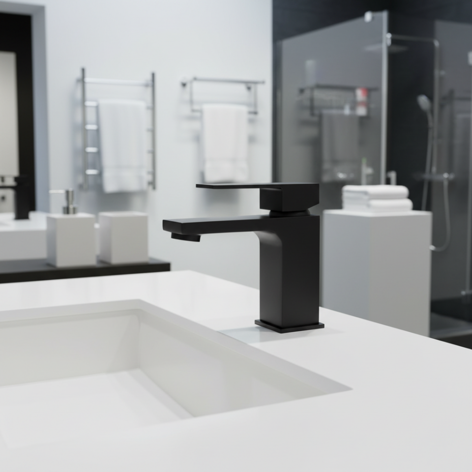 Penta  Loya Black Lavabo Bataryası 4471 – Lavabo Bataryası