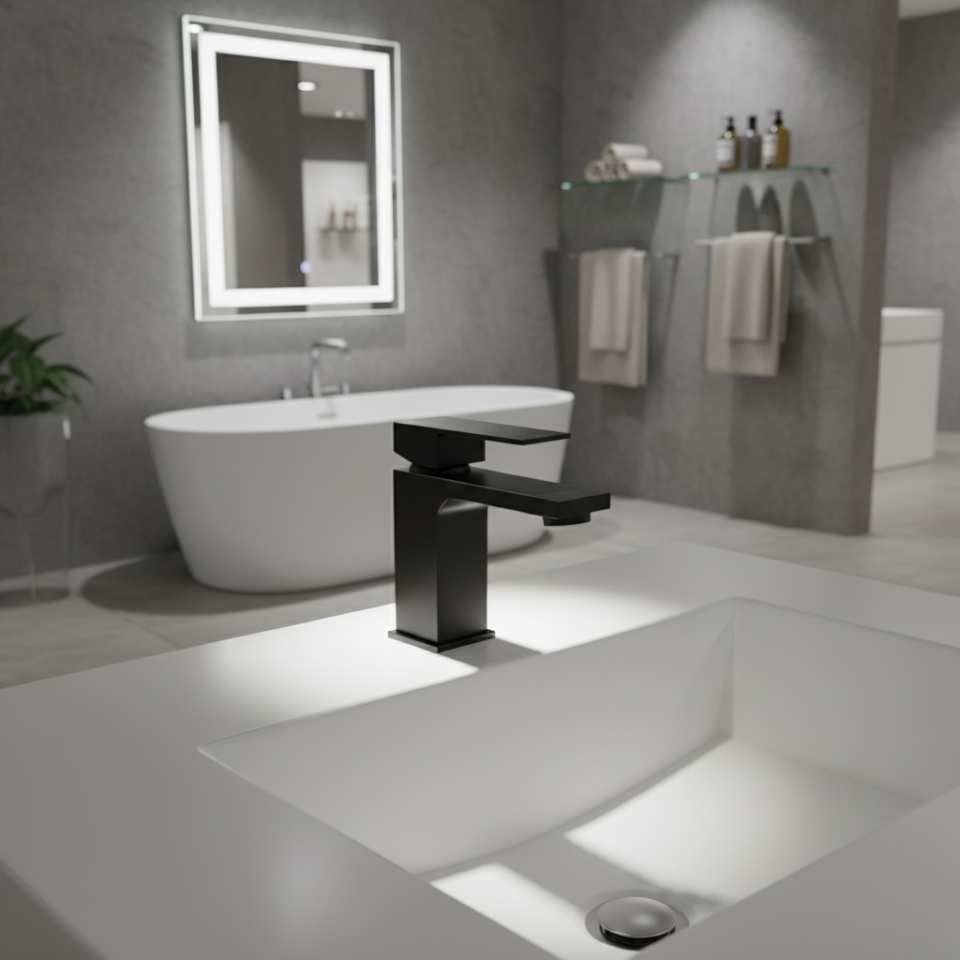 Penta  Loya Black Lavabo Bataryası 4471 – Lavabo Bataryası