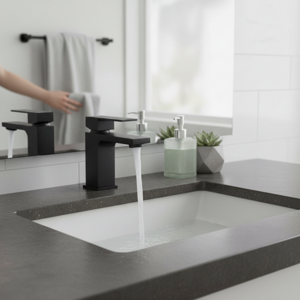 Penta  Loya Black Lavabo Bataryası 4471 – Lavabo Bataryası