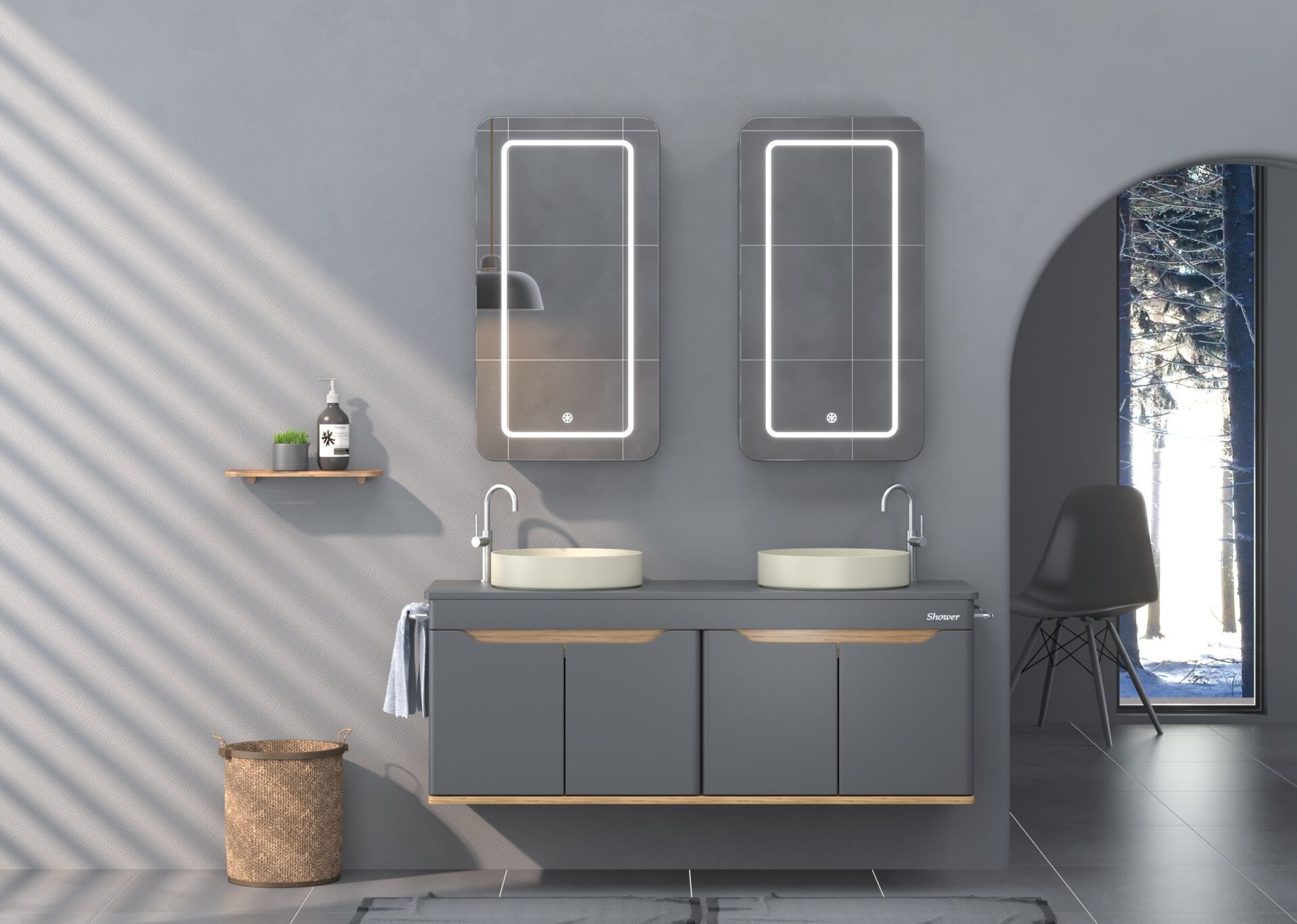 Shower Edra – Banyo Mobilyaları