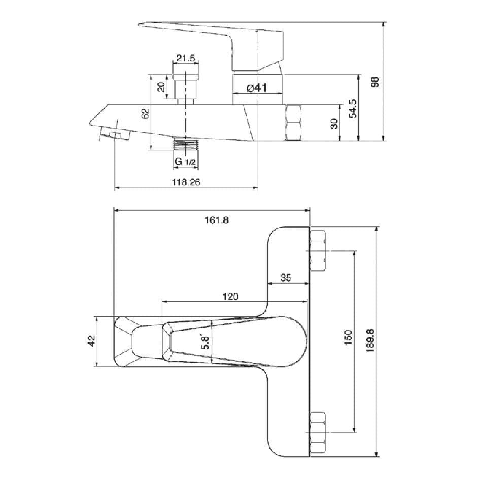 Penta  Nova Banyo Bataryası  4904 – Banyo Bataryası