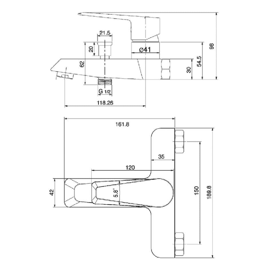 Penta  Nova Banyo Bataryası  4904 – Banyo Bataryası