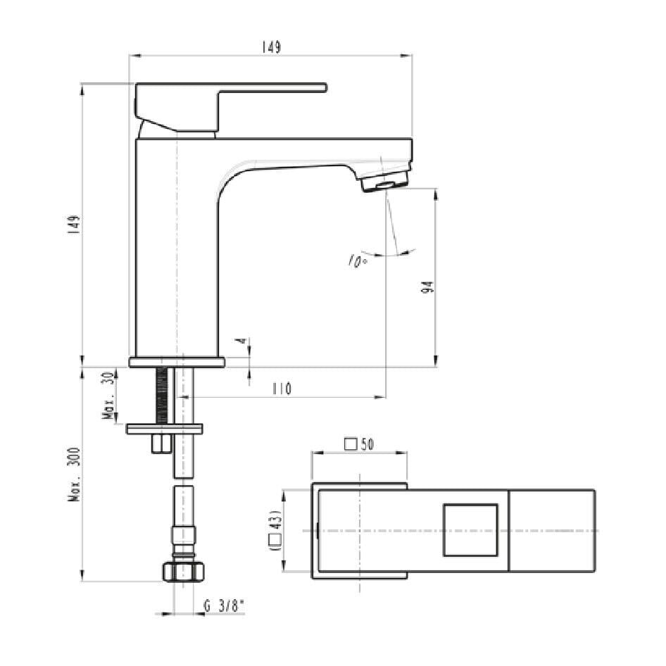 Penta Lavabo Bataryası Loya 4401 – Lavabo Bataryası