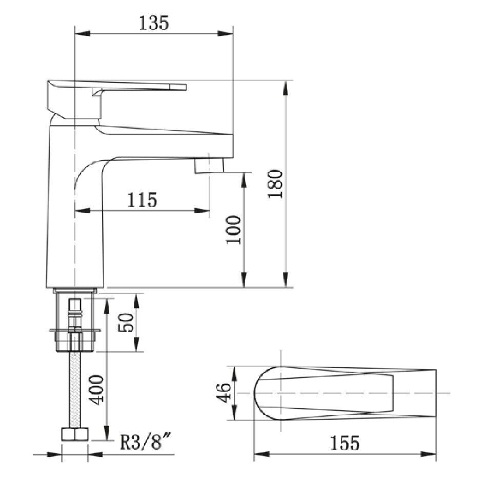 Penta Lavabo Bataryası Caprice Cp501 – Lavabo Bataryası