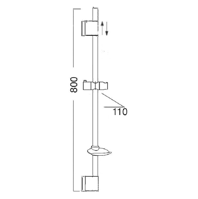 Penta Sürgülü Duş Takımı 0588 – Duş Seti