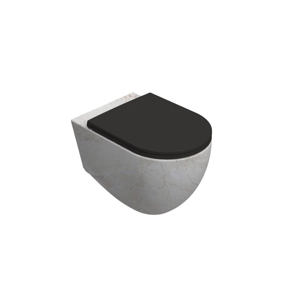 İsvea Infinity CleaRim Plus Asma Klozet Travertino ( KAPAKSIZ )