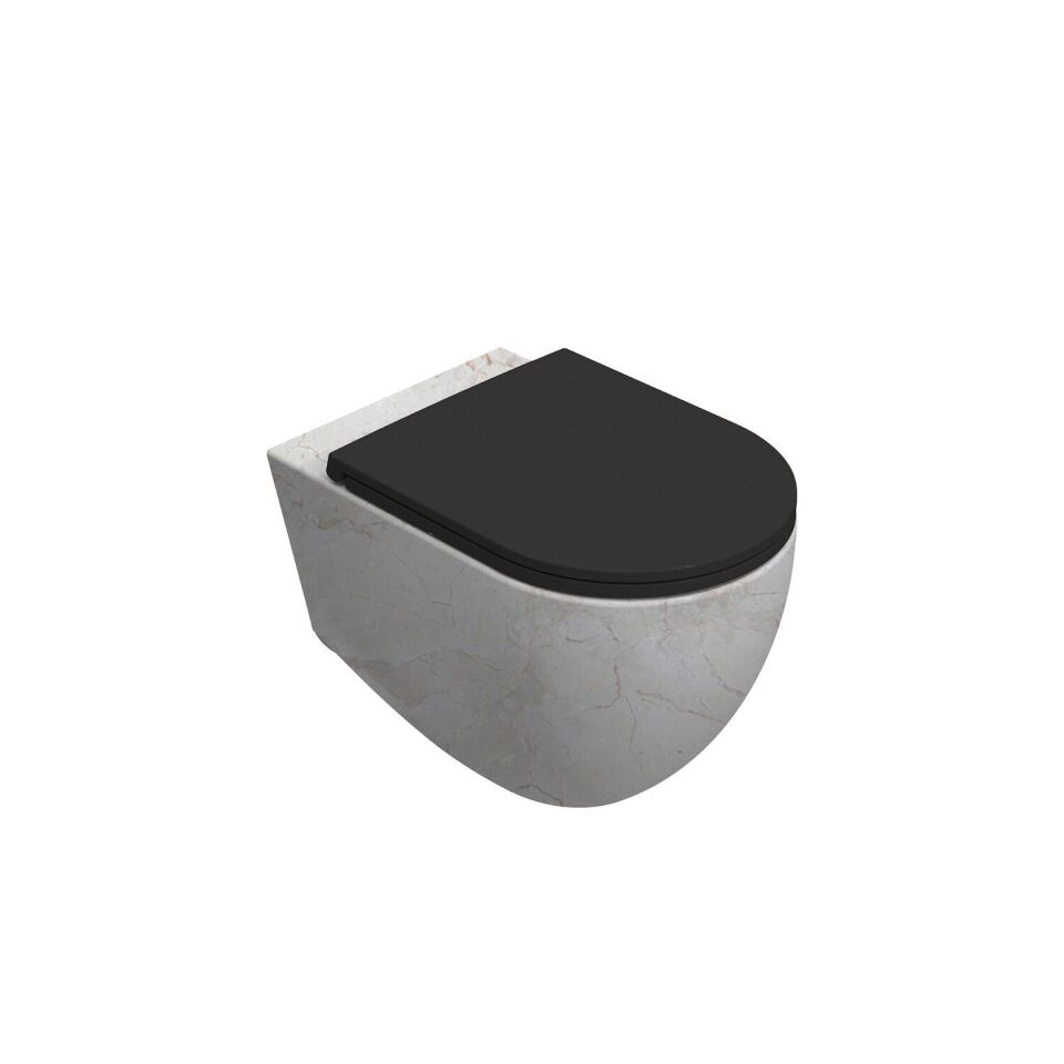 İsvea Infinity CleaRim Plus Asma Klozet Travertino ( KAPAKSIZ ) – Asma Klozet