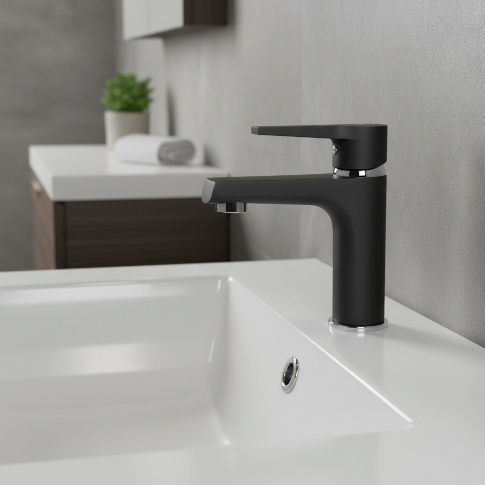 PENTA P901B AGENA LAVABO BATARYASI-SİYAH – Armatür