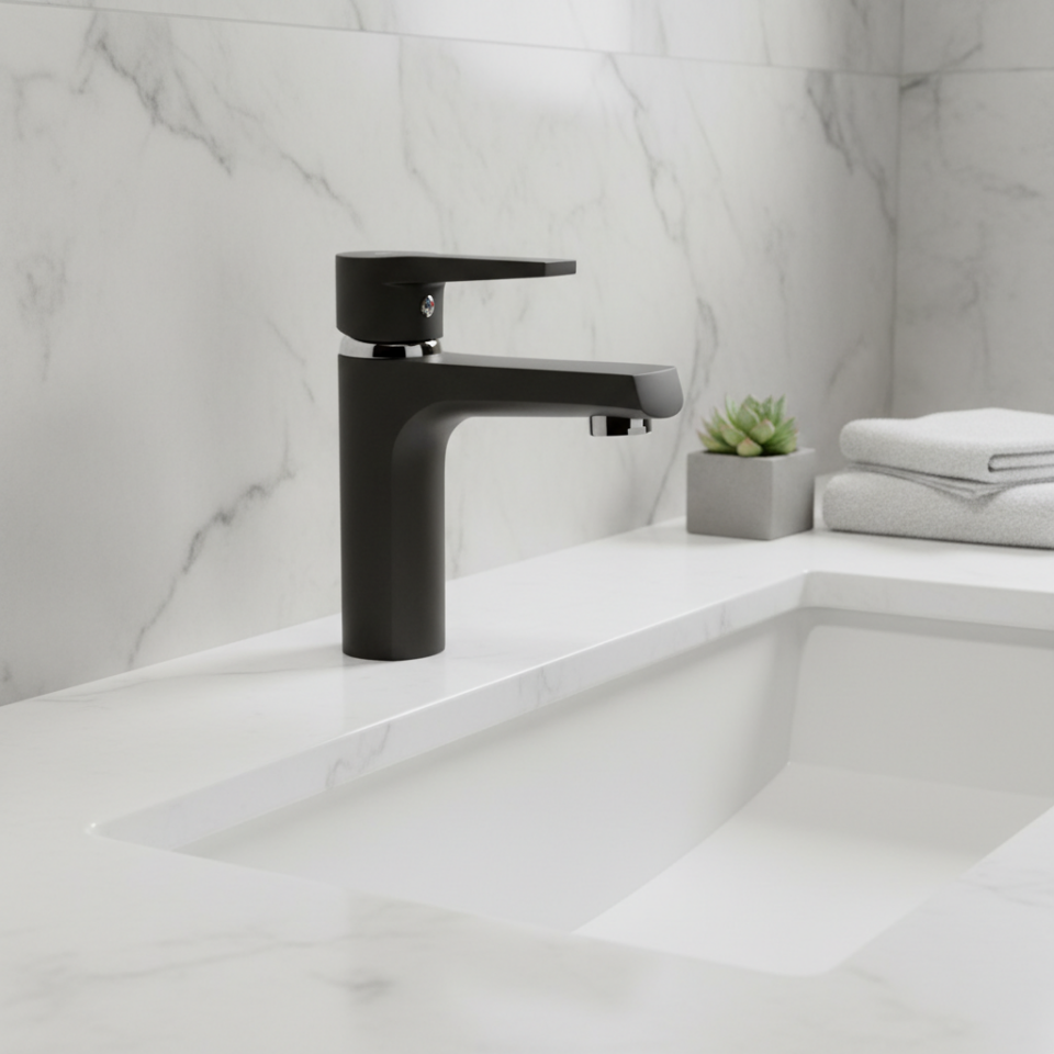 PENTA P901B AGENA LAVABO BATARYASI-SİYAH – Armatür