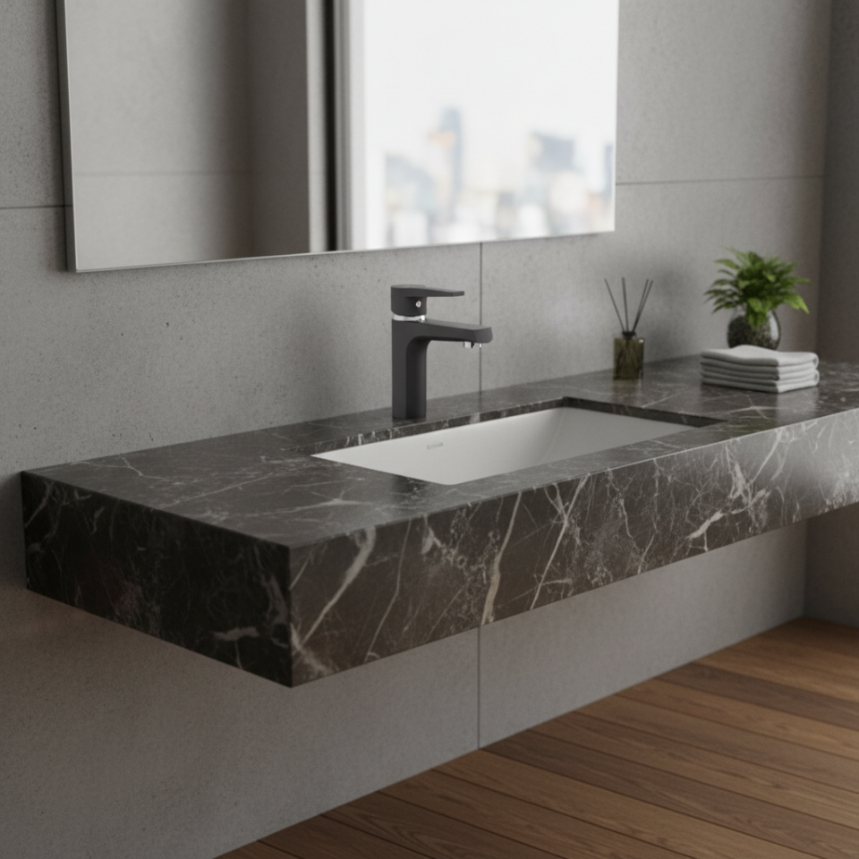 PENTA P901B AGENA LAVABO BATARYASI-SİYAH – Armatür