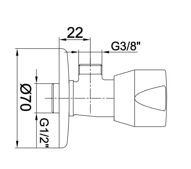Eca Pınar Ara Taharet Musluğu Krom 102111104