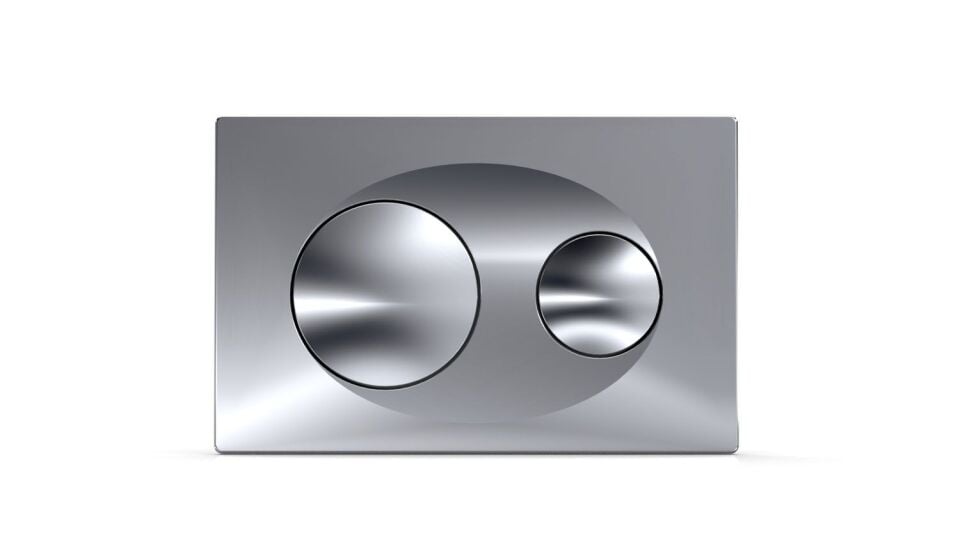 Eca Yuvarlak Parlak Krom Panel Metal Kaplama