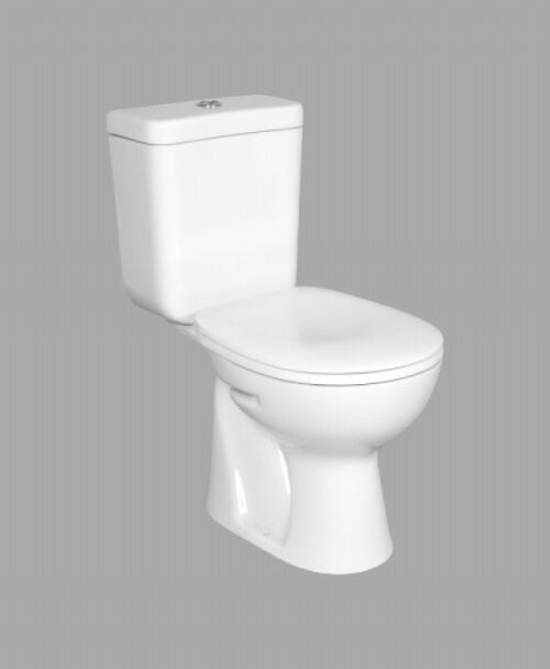 ECE TEK PARÇA ARKA ÇIKIŞLI KLOZET BEYAZ + ECE KLOZET KAPAĞI R20