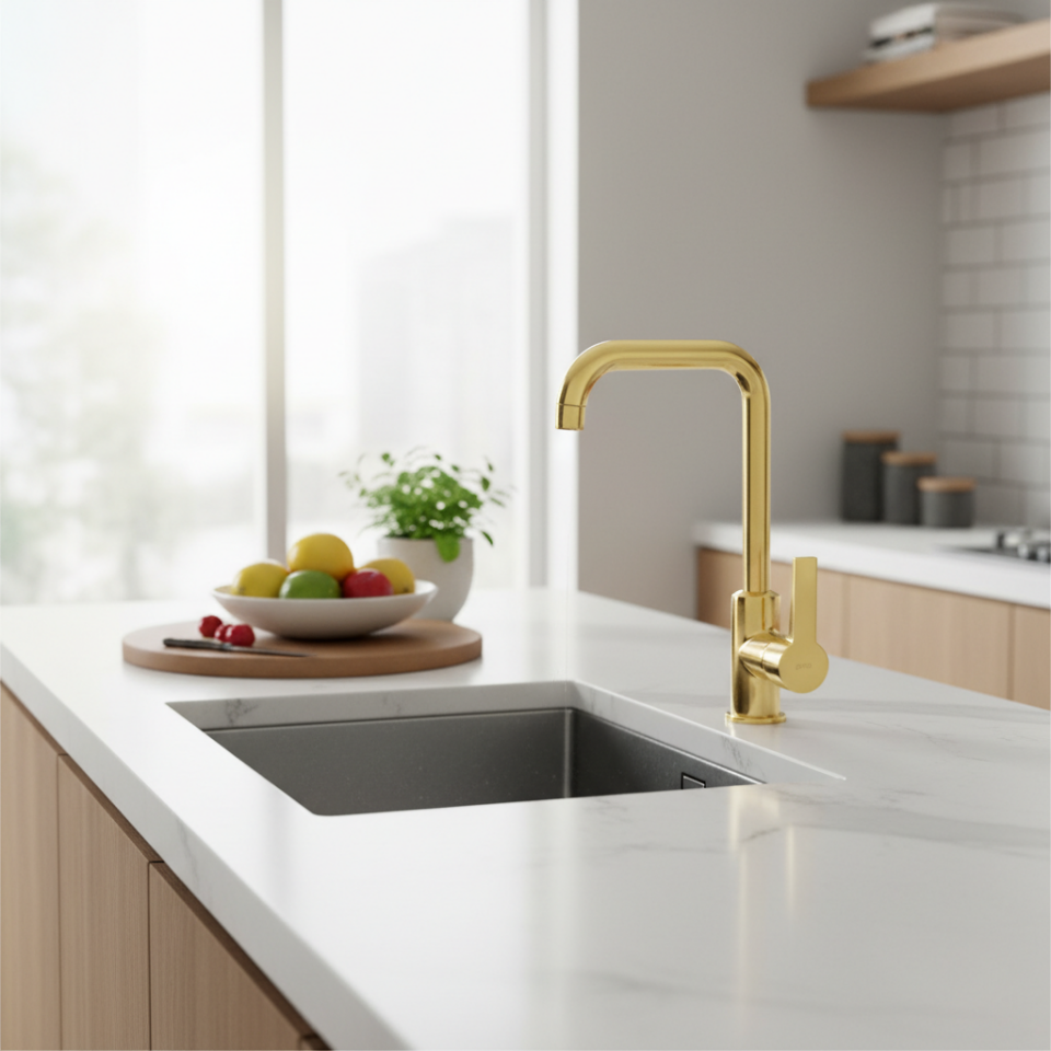 PENTA P903G (GOLD) AGENA LAVABO BATARYASI (L BORULU) – Lavabo Bataryası