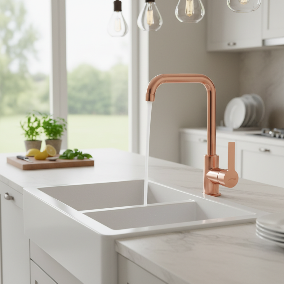 PENTA P903R AGENA YÜKSEK LAVABO BATARYASI ROSE – Lavabo Bataryası