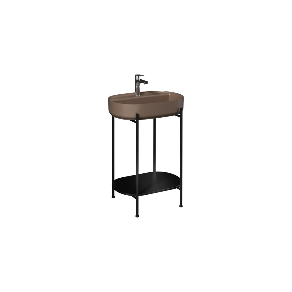 İsvea Puno 60Cm Lavabo Ünitesi (10Nf65060-2Hdahil) Siyah