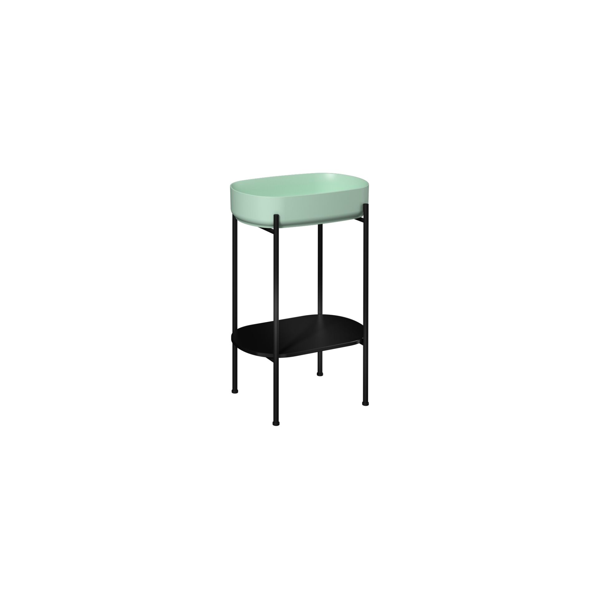 İsvea Puno 55Cm Lavabo Ünitesi (10Nf65055-2T Dahil) Siyah