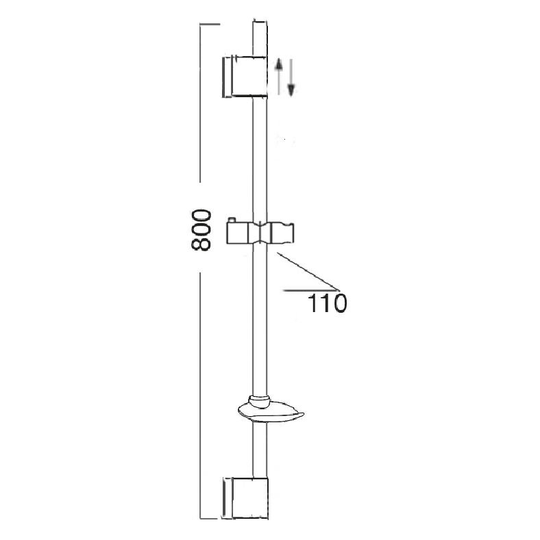 PENTA 2512S DUŞ TAKIMI SÜRGÜLÜ  (PRJ) – Sürgülü Duş Sistemi