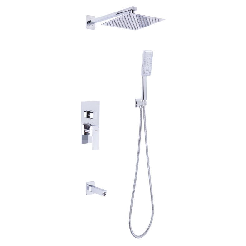 PENTA 4559 BANYO&DUŞ SİSTEMİ CHROM SQUARE – Tepe Duş Sistemi