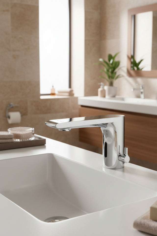 PENTA 9006V FOTOSELLİ LAVABO BATARYASI – Lavabo Bataryası