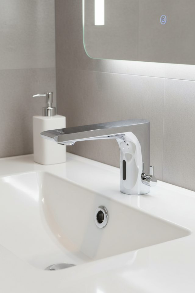 PENTA 9006V FOTOSELLİ LAVABO BATARYASI – Lavabo Bataryası