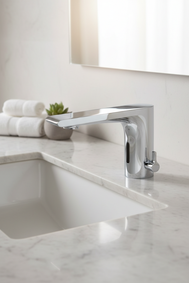 PENTA 9006V FOTOSELLİ LAVABO BATARYASI – Lavabo Bataryası