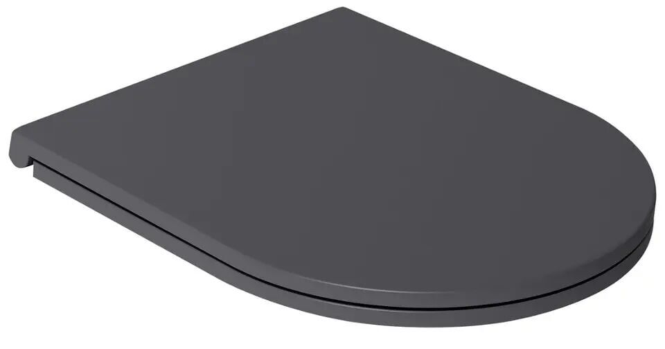 İsvea L50 Klozet Kapağı Antrasit (Yavaş Kapanan) 40KF0522I-S