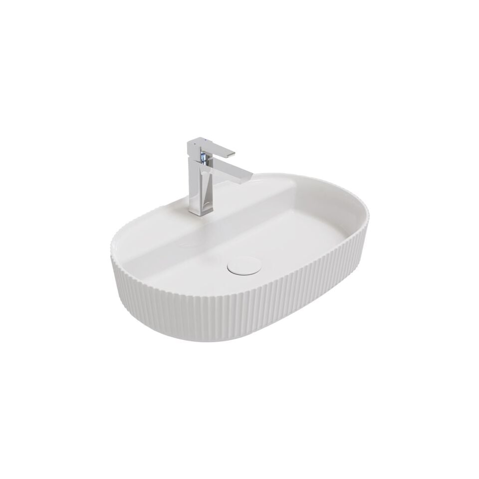 İsvea Sintesi Dl Tezgah Üstü Lavabo 60 Cm Beyaz 10SI65060