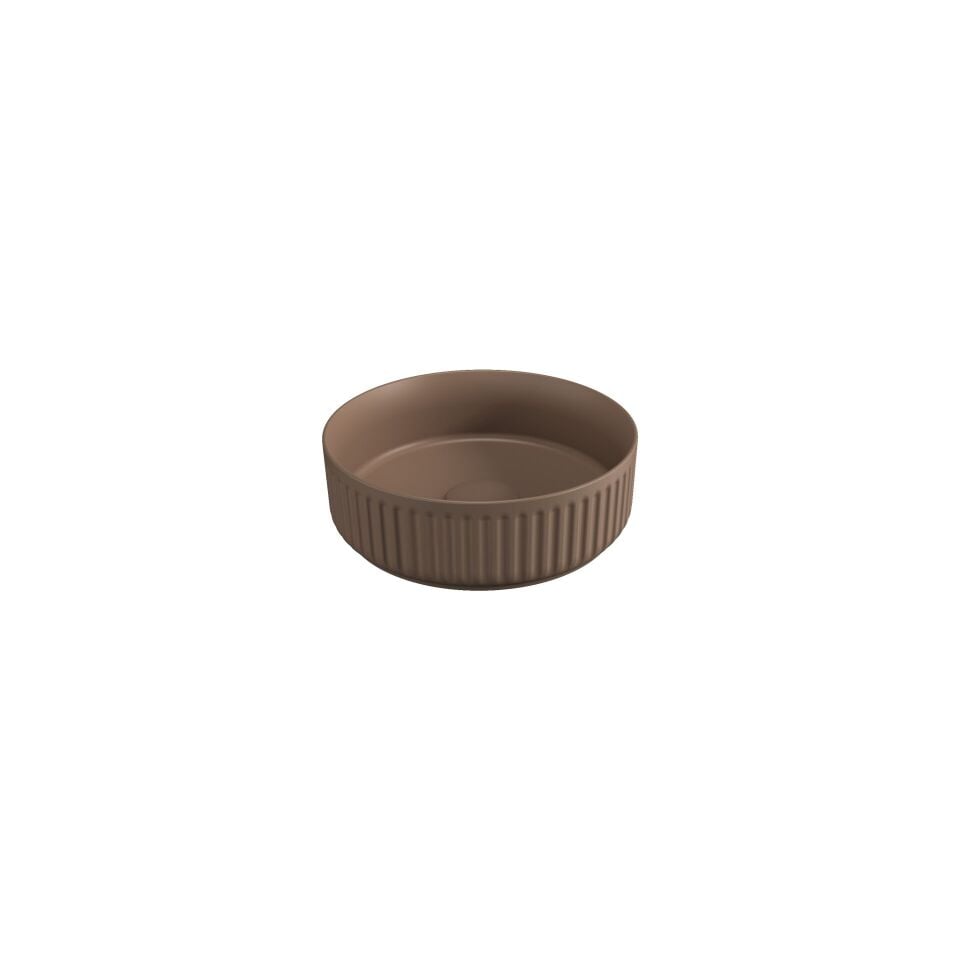 İsvea Artısan Edıtıon Rombo Tezgah Üstü Lavabo 36 Cm Vizon 10N67036-2H