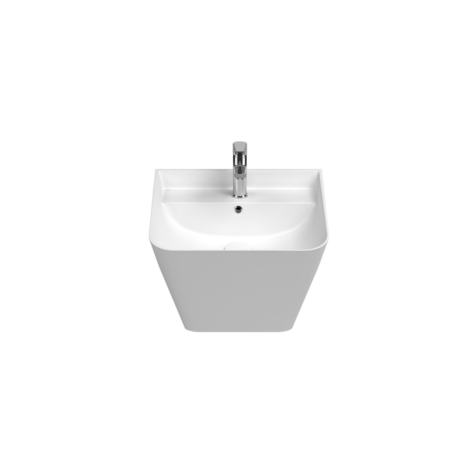 İsvea Sott'Aqua Asma Monoblok Lavabo 50 Cm 10SQ37002SV – Vitrifiye