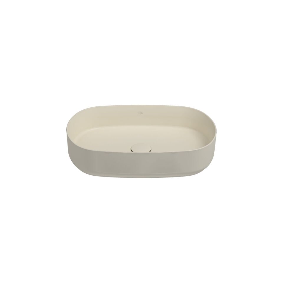 İsvea Infınıty Tezgah Üzeri Lavabo 55 Cm Fildişi.D.Suz D.Siz  10NF65055-2K