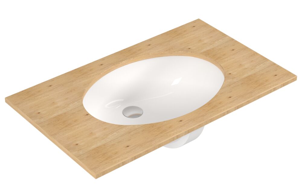 Serel Tezgah Altı Oval Lavabo (43,5X58) 0501DSS110H