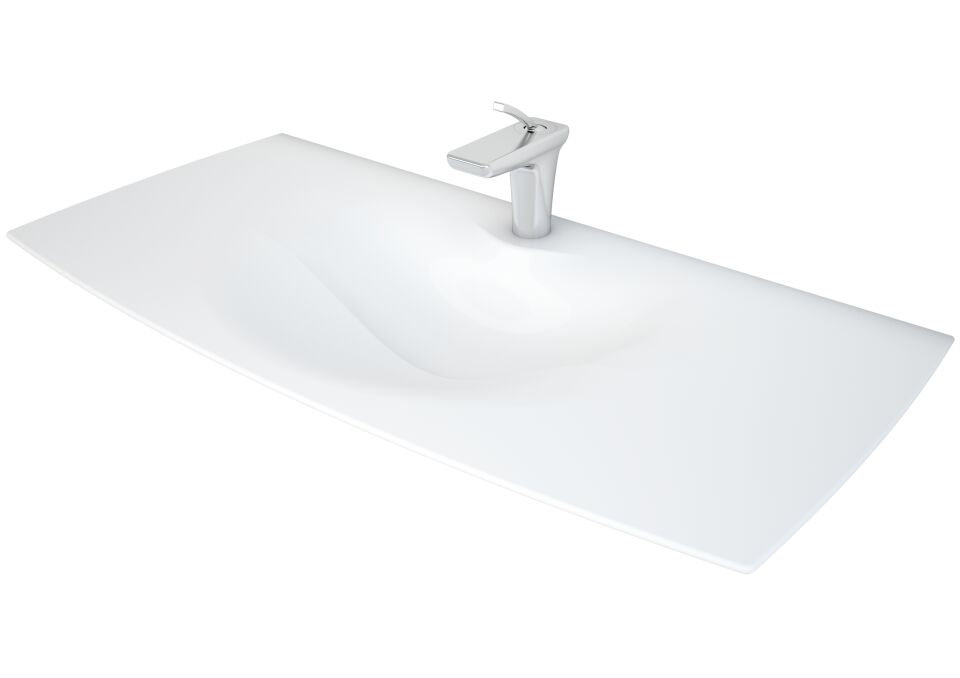 Serel Purıty Tezgah Üstü Etajerli Lavabo (48X100) PR35STS110H