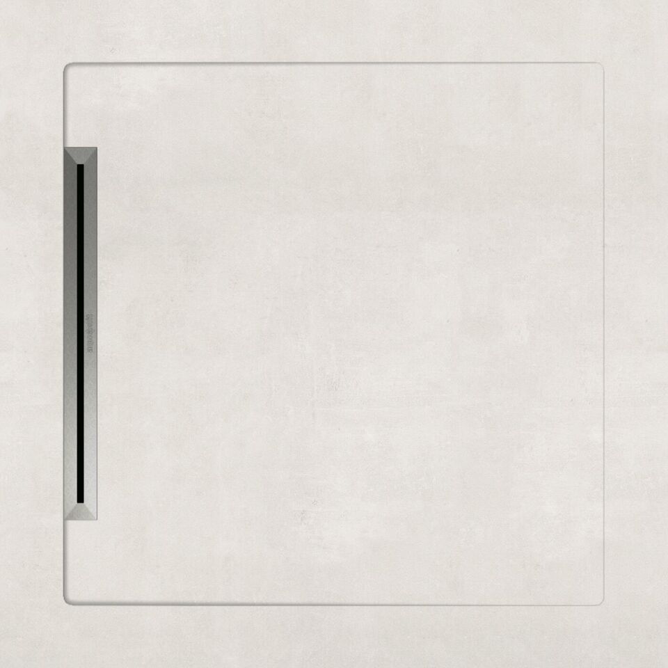 Aquanit Slope 90X90 Beton White Line 005 05 AQNT.S9090.0001