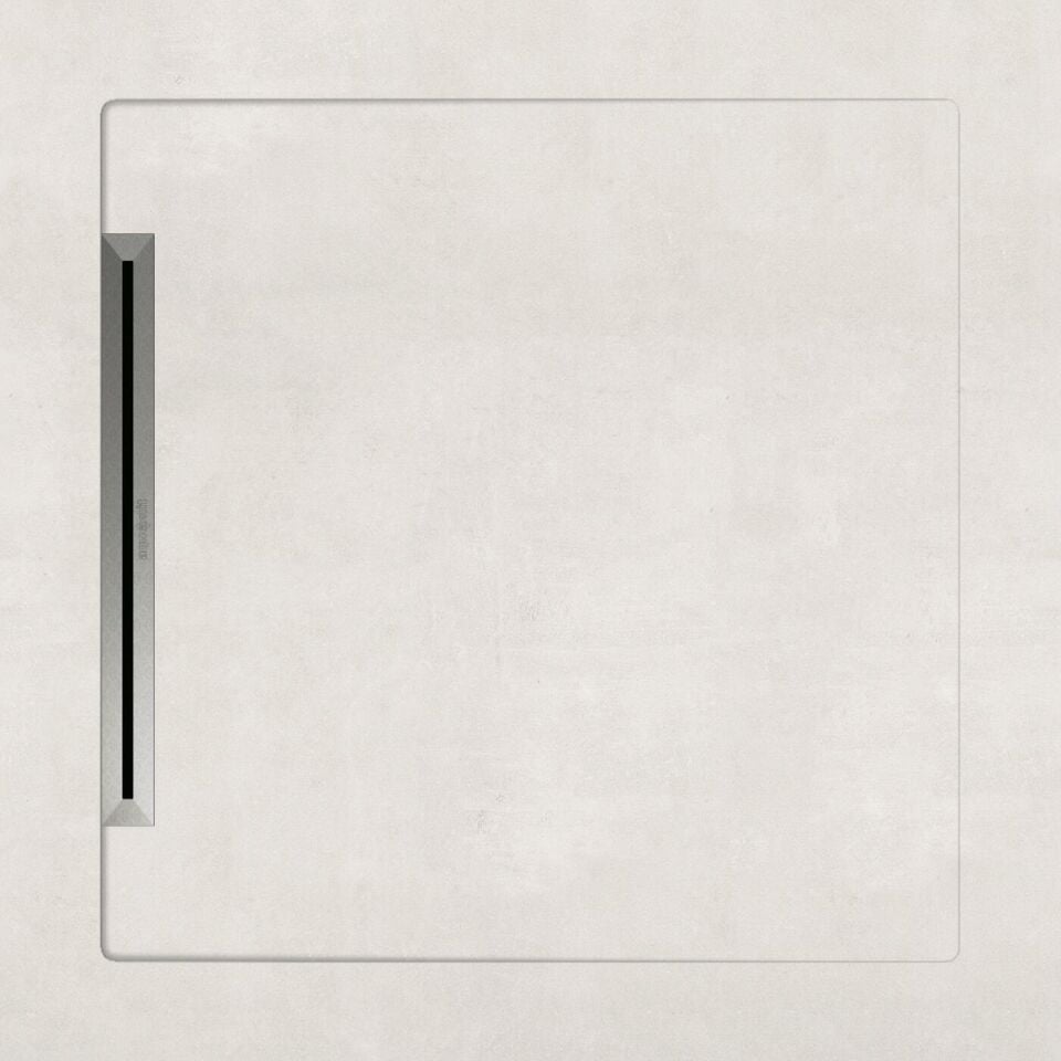 Aquanit Slope 90X90 Beton White Line 005 05 AQNT.S9090.0001