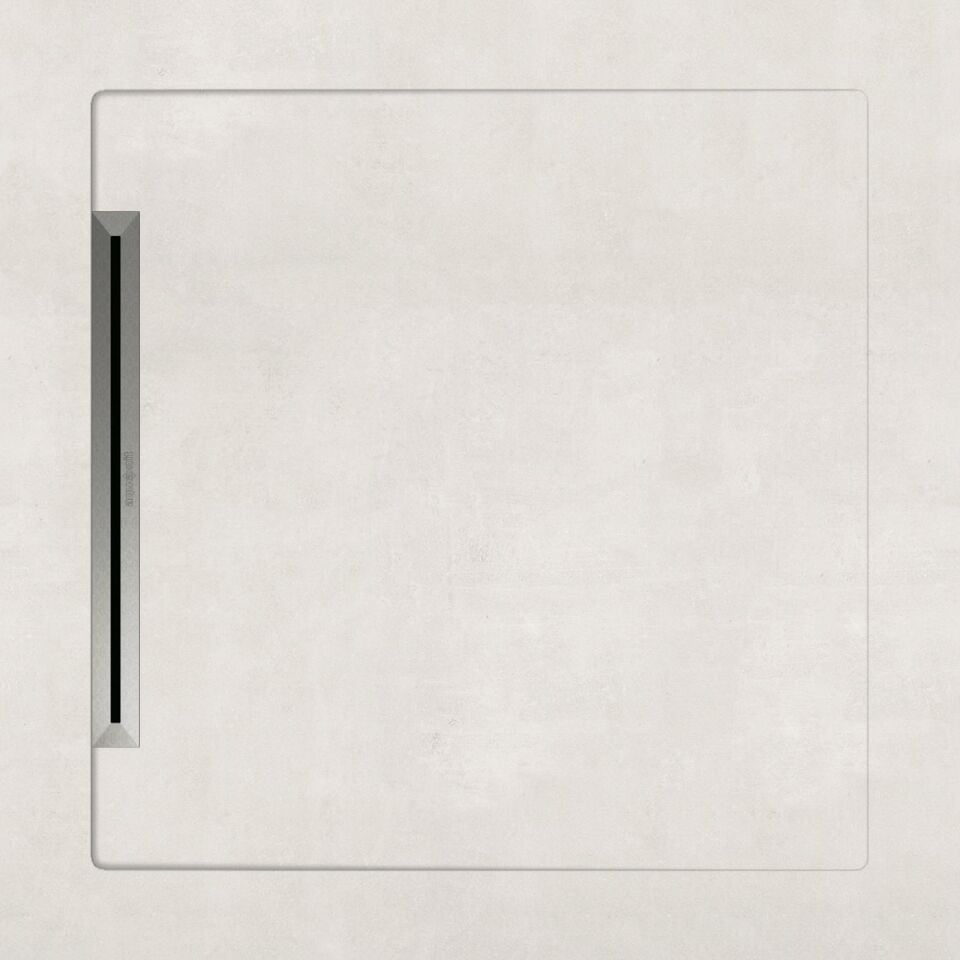 Aquanit Slope 90X90 Beton White Line 005 05 AQNT.S9090.0001