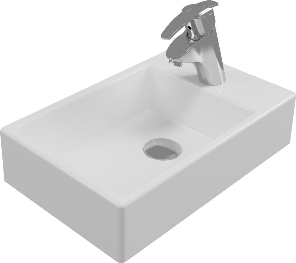 Serel Tezgah Üstü Dikdörtgen Lavabo (28X45) 2049TXS110H