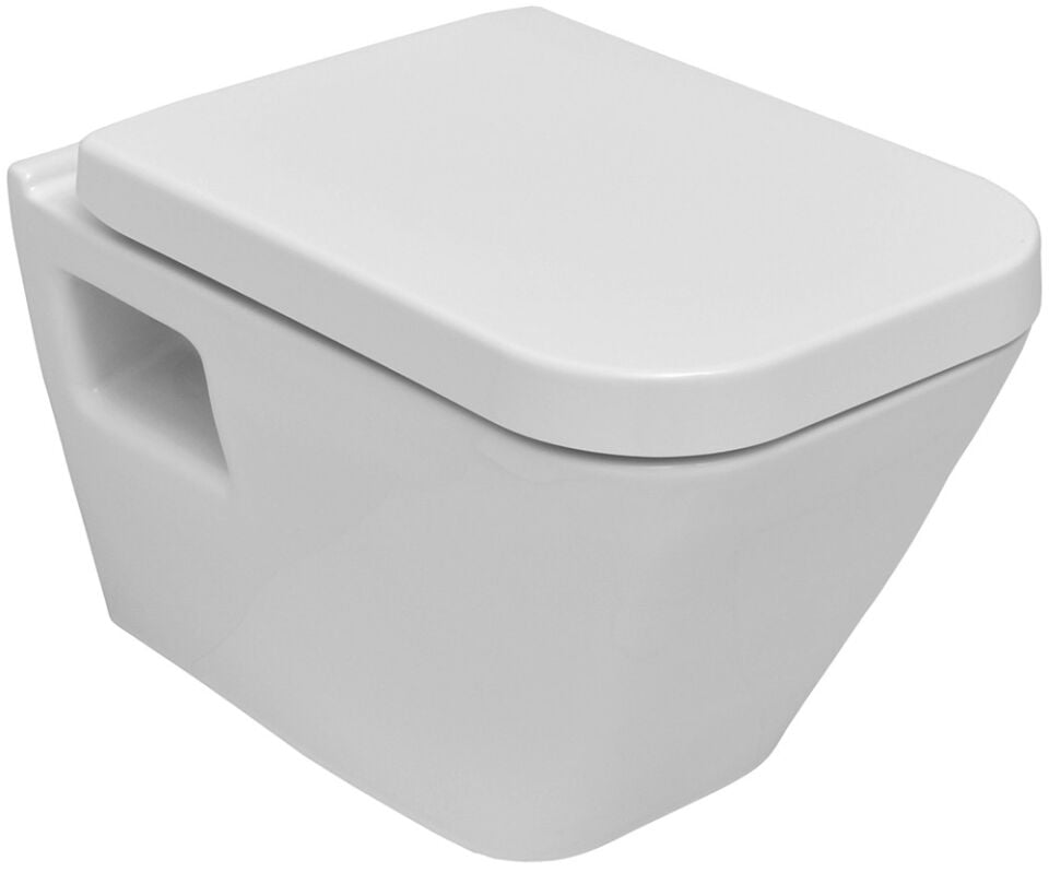 Serel Dıagonal Asma Klozet (53X35,5) DG10ODS110H + Serel Zeta  Yavaş Kapanan Klozet Kapaği 223ZT00002