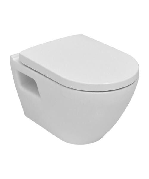 Serel Smart Kanalsız Asma Klozet (52X35,5) SM26ODS110H + Serel Blaze Slim Yavaş Kapanan Klozet Kapaği 223BLS0002