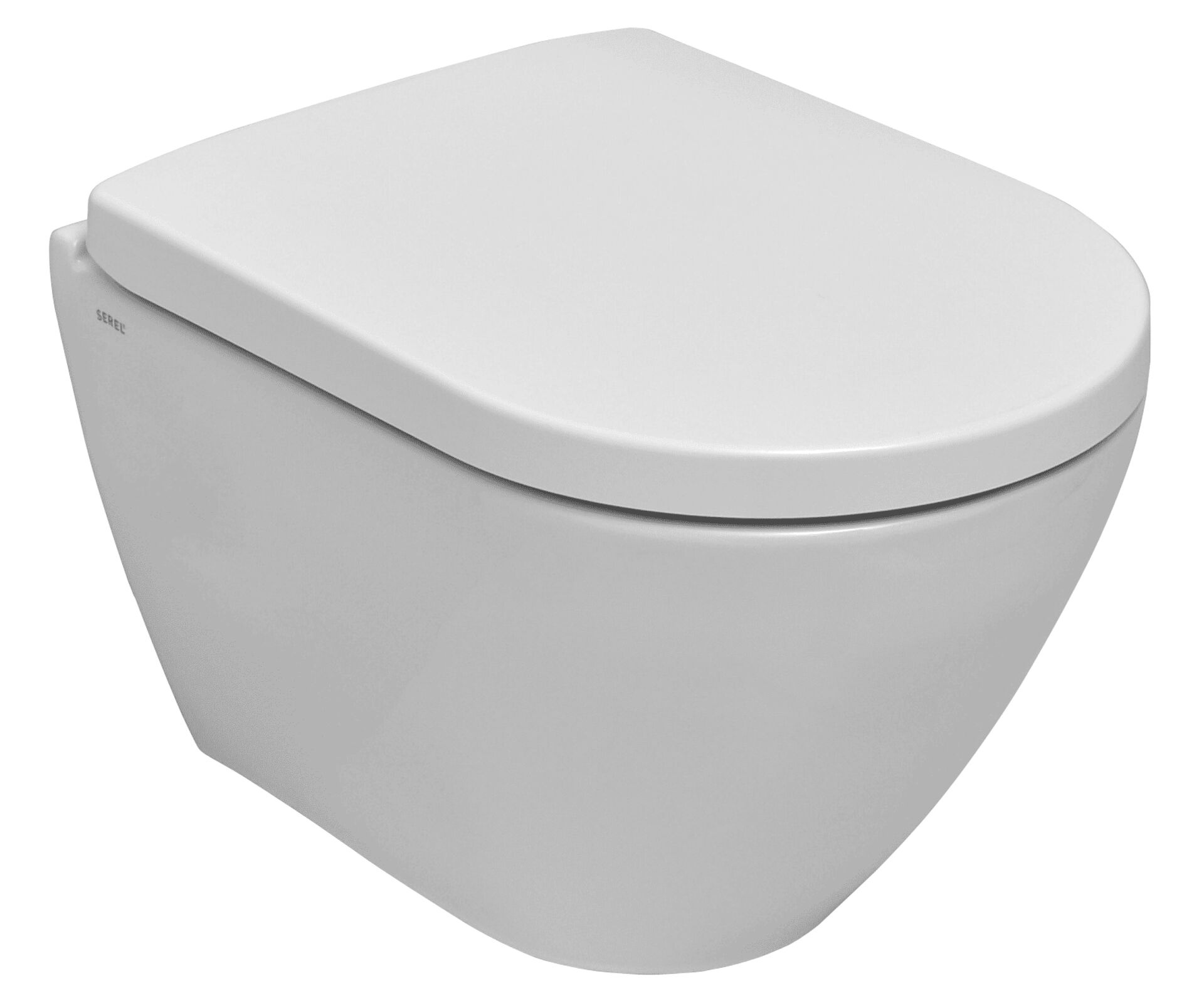 Serel Smart Kanalsız Asma Klozet (48,5X35,5) SM36ADS110H + Serel Blaze Slim Yavaş Kapanan Klozet Kapaği 223BLS0002