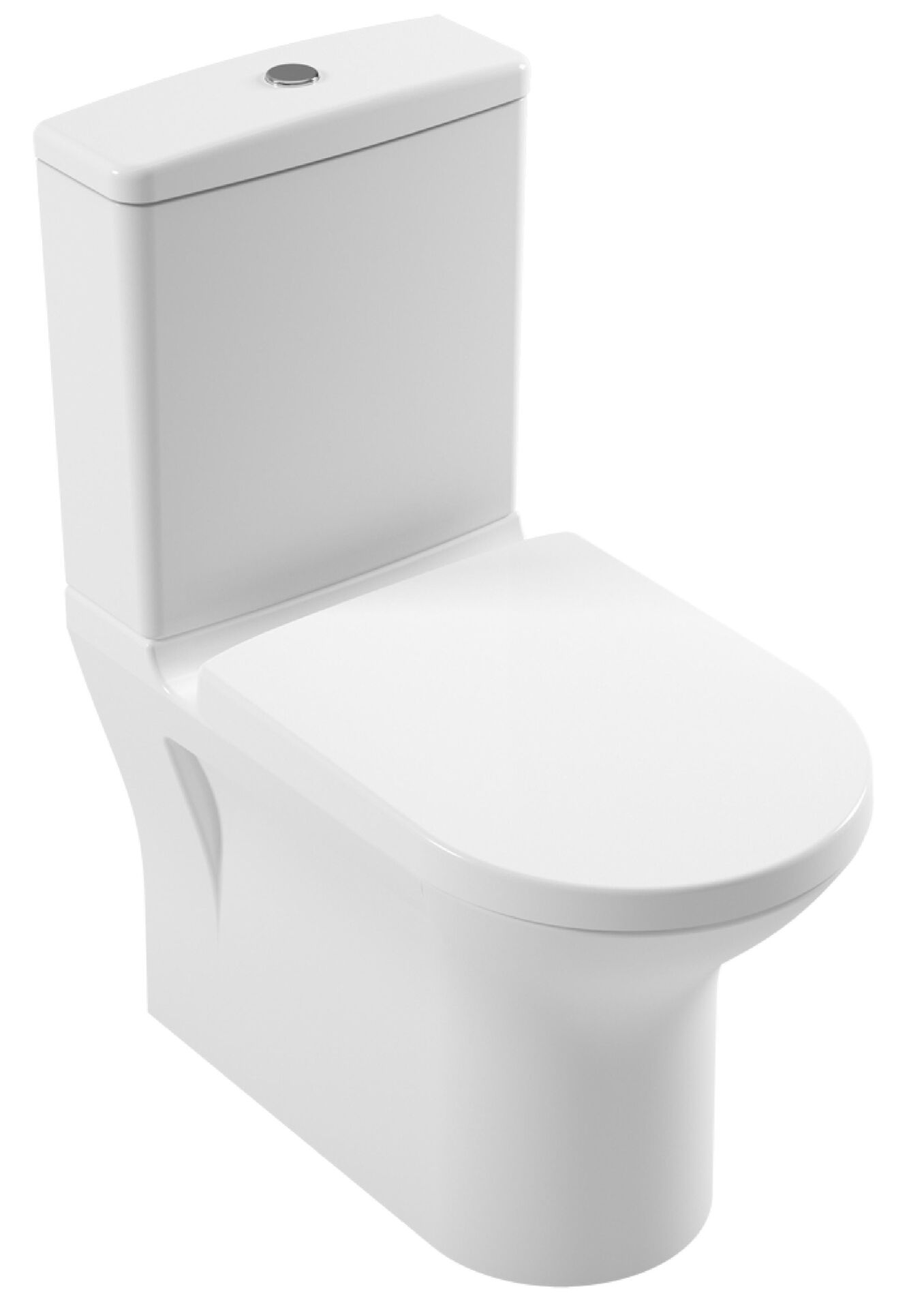 Serel Nıta Yuvarlak Btw Klozet (63X35,5) NT02GDS110H + Serel Blaze Slim Yavaş Kapanan Klozet Kapaği 223BLS0002