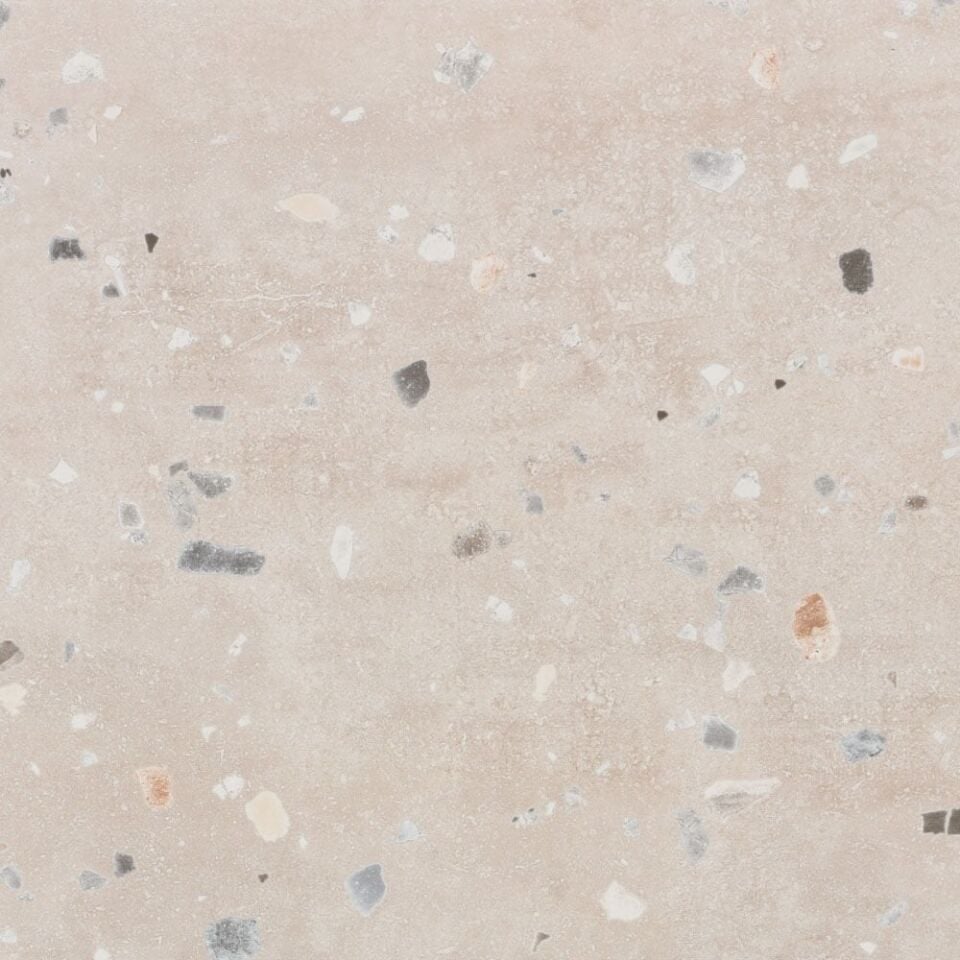 Seranit 60X60 Terrazzo Flake Krem Fon Mat