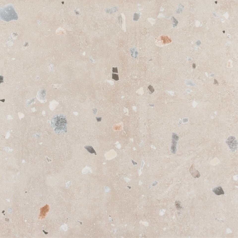 Seranit 60X60 Terrazzo Flake Krem Fon Mat – Seranit