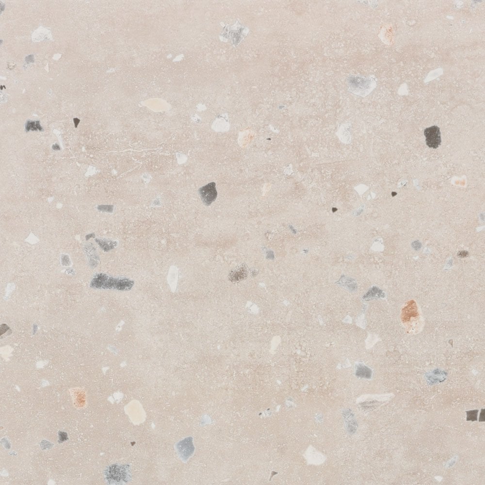 Seranit 60X60 Terrazzo Flake Krem Fon Mat