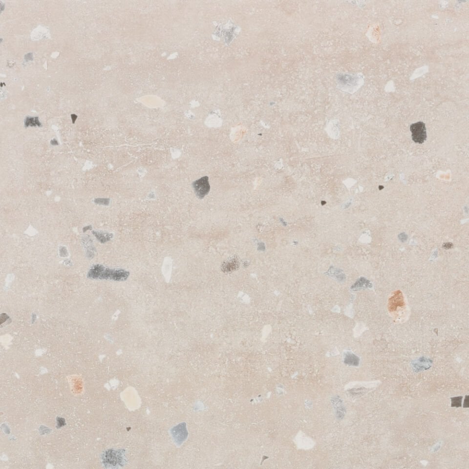 Seranit 60X60 Terrazzo Flake Krem Fon Mat