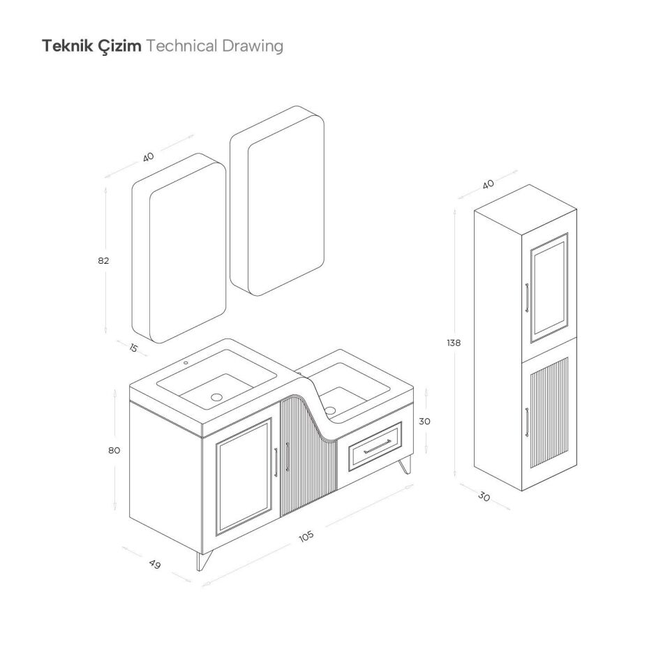 Shower Ceylin – Banyo Mobilyaları