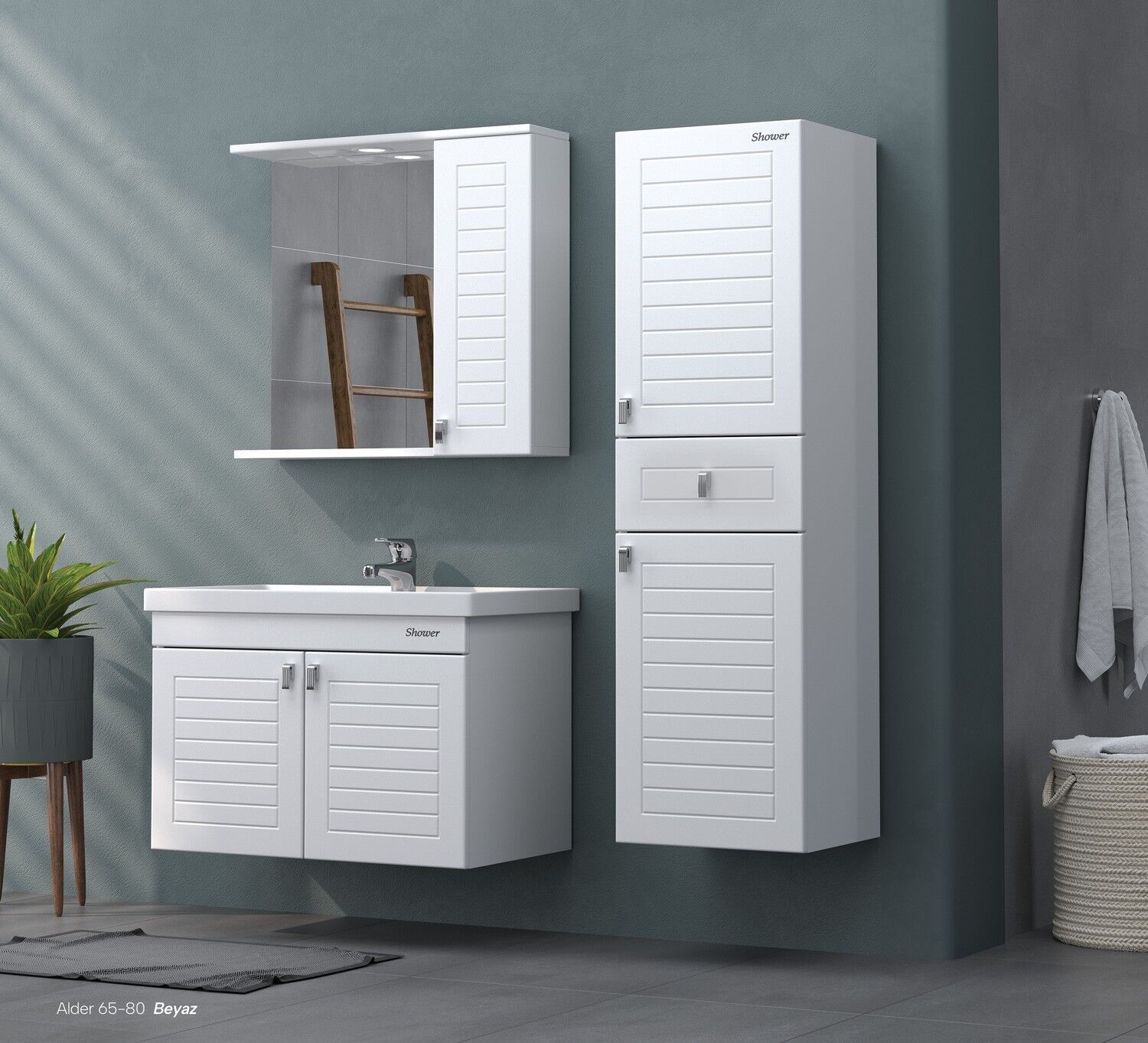 Shower Alder 80 – Banyo Mobilyaları